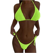 Sexy Women Solid Color Backless Bikini Duas Peças Swimwear Swimsuit Beachwear Set Sexy Women Solid Color Backless Bikini Duas Peças Swimwear Swimsuit Beachwear Set