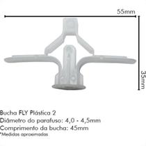 Sforplast Bucha P/Gesso 2 04-16Mm C/250 Fly Sforplast Bucha P/Gesso 2 04-16Mm C/250 Fly