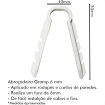 Sforplast Eletrica Abracadeira Grampo Garra Sfor 6Mm C/100 Sforplast Eletrica Abracadeira Grampo Garra Sfor 6Mm C/100