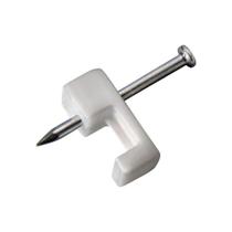 Sforplast Fixa Fio 10/12 Branco + Prego 1 8x25-20 Peças