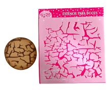 SG26 Estêncil rachadura para confeitaria e artesanato. SG26 Estêncil rachadura para confeitaria e artesanato.