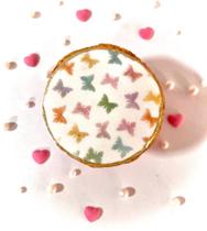 SG50 Estêncil borboleta para confeitaria e artesanato.