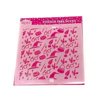 SG60 Estêncil bruxo mágico para confeitaria e artesanato.