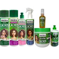 Sh, Cond, Ativador, Creme de Pentear, Gelatina, Oleo e Spray Revitalizante Muriel Umidiliz Alecrim E