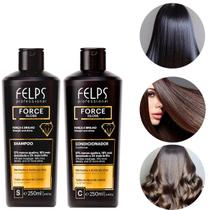 Sh+Cond Reparação Profunda Força E Brilho Felps Force Gloss