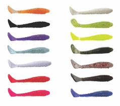 Shad paddle croco shad 9,5 cm da alligator pacote com 6 pç