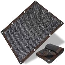 Shade Cloth NOWORO Outdoor Sunblock 85% resistente a UV preto