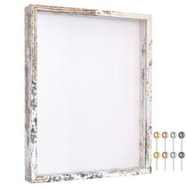 Shadow Box Frame Califortree 11x14 em branco rústico