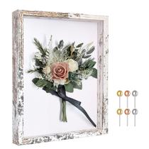 Shadow Box Frame Califortree 20x25cm com dorso de linho macio Shadow Box Frame Califortree 20x25cm com dorso de linho macio