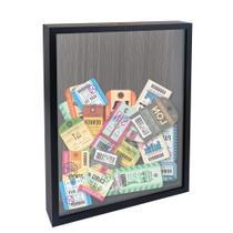 Shadow Box Frame FramePro Travel Black 28x35 cm com slot Shadow Box Frame FramePro Travel Black 28x35 cm com slot