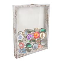 Shadow Box Frame Graduation Mall 11x14 branco com vidro HD Shadow Box Frame Graduation Mall 11x14 branco com vidro HD