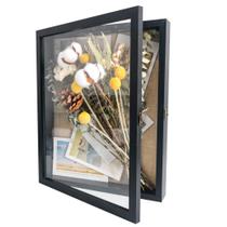 Shadow Box Frame Graduation Mall Wood 11x14 com porta de vidro