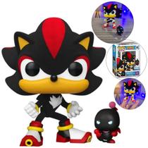 Shadow Dark Chao Boneco Funko Pop Flocked Colecionável Sonic Shadow Dark Chao Boneco Funko Pop Flocked Colecionável Sonic