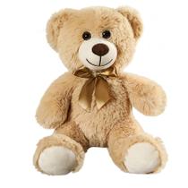 SHAFISH Pelúcia Urso de Pelúcia Bonito Urso de Pelúcia com Arco Brinquedos de Pelúcia 13,8 polegadas (Khaki)