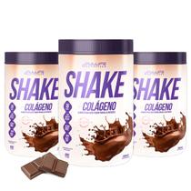 Shake Com Colágeno Zero Açúcar Sem Glúten Kit 3 Unidades