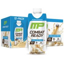 Shake de proteína MusclePharm Combat Ready 40 g de proteína 17 onças x 12
