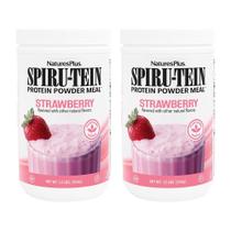 Shake de proteína Natures Plus SPIRU-TEIN Morango 544g x 2 Shake de proteína Natures Plus SPIRU-TEIN Morango 544g x 2
