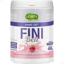 Shake Diet com Colágeno Fini Belt Unilife 400g Morango Shake Diet com Colágeno Fini Belt Unilife 400g Morango