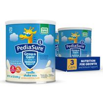 Shake Mix em pó PediaSure Grow & Gain Vanilla 420g x3
