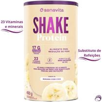 Shake Protein Substituto de Refeições p/ emagrecer 450g SANAVITA - Redução de Peso, Proteínas, Vitaminas e Minerais