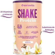 Shake Protein Substituto de Refeições p/ emagrecer 450g SANAVITA - Redução de Peso, Proteínas, Vitaminas e Minerais