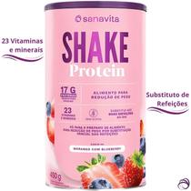 Shake Protein Substituto de Refeições p/ emagrecer 450g SANAVITA - Redução de Peso, Proteínas, Vitaminas e Minerais