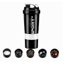 Shakeira Coqueteleira Academia 500ml Mixer para Suplementos e Bebidas Fitness
