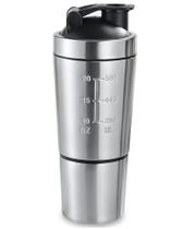Shakeira Dupla Inox 900ml Coqueteleira Academia Misturador Shakeira Dupla Inox 900ml Coqueteleira Academia Misturador