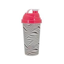 Shakeira Geek Personagens Nerd 580 ML com Tampa Rosca e Misturador