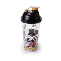 Shakeira Plasútil Mickey Vintage com Tampa Fechada 580ml - Embalagem com 14 Unidades