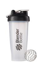 Shaker Bottle BlenderBottle Classic 800 ml transparente/preto/branco