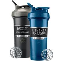 Shaker Bottle BlenderBottle Classic V2 800 ml (pacote com 2) preto/azul marinho