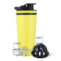 Shaker Bottle Ice Shaker Ice Shaker Isolado em Aço Inoxidável 770mL