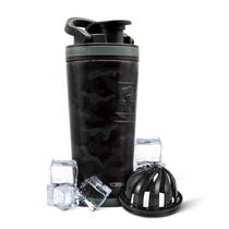 Shaker Bottle Ice Shaker Ice Shaker Isolado em Aço Inoxidável 770mL