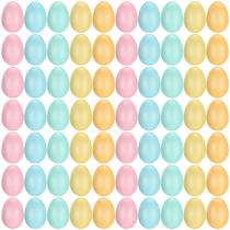 Shakers de Ovo Yeshone 100 Peças Plástico Cores Macaron 6 cm Shakers de Ovo Yeshone 100 Peças Plástico Cores Macaron 6 cm