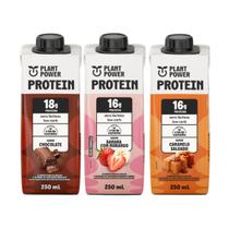 Shakes Protein 18g De Proteína Zero Lactose Mix 3 250ml Plant Power