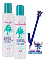 Shampoo + 1 Recondicionador Contra Piolhos Arruda e Citronela Abelha Rainha + Caneta Stitch