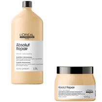 Shampoo 1,5L E Máscara 500Ml Loreal Absolut Repair Shampoo 1,5L E Máscara 500Ml Loreal Absolut Repair