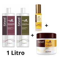 Shampoo 1L, Condicionador 1L, Máscara Karseell, Óleo karseell 50ml Shampoo 1L, Condicionador 1L, Máscara Karseell, Óleo karseell 50ml
