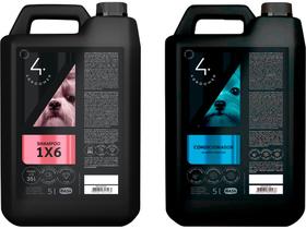 Shampoo 1X6 5 L + Condicionador Uso Profissional 5 L - Ibasa