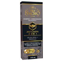 Shampoo 2 em 1 Anticaspa Geleia Real 415mL - Tio Nacho Shampoo 2 em 1 Anticaspa Geleia Real 415mL - Tio Nacho
