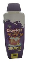 Shampoo 2 em 1 para caes e gatos cia do pet 700 ml