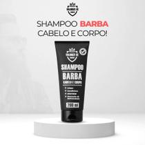 Shampoo 3 em 1 - Barba, Cabelo e Corpo 200 ML. VALORIZE-SE MEN - QTB COSMÉTICOS