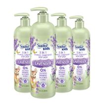 Shampoo 3 em 1, condicionador e sabonete líquido Suave Kids Lavender 490 ml