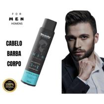 Shampoo 3 em 1 For Men - Para cabelo, barba e corpo - Rhenuks