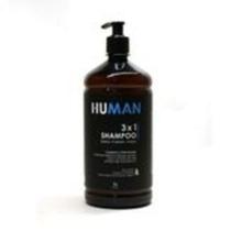 Shampoo 3 em 1 Limpeza e Hidratação Human Frasco 1l