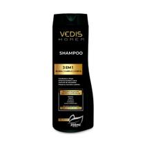 Shampoo 3 em 1 WNF Masculino Barba, Cabelo e Corpo com Biotina e Pantenol