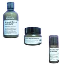 Shampoo 300 Máscara 250G Leave In 100Ml Loreal Molecular Shampoo 300 Máscara 250G Leave In 100Ml Loreal Molecular