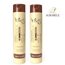 Shampoo 300ml condicionador 300ml Mandioca Vitiss crescimento acelerado brilho intenso Shampoo 300ml condicionador 300ml Mandioca Vitiss crescimento acelerado brilho intenso
