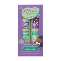 Shampoo 300ml e Condicionador 200ml Kolene Cachinhos Óleo de Coco Aloe Vera + Vitaminas Shampoo 300ml e Condicionador 200ml Kolene Cachinhos Óleo de Coco Aloe Vera + Vitaminas
